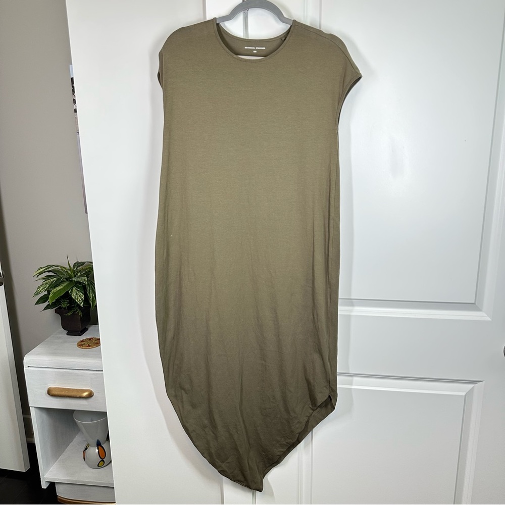 Universal Standard Iconic Geneva DressCrocodile Size XXS 6/8 Neutral Minimalist